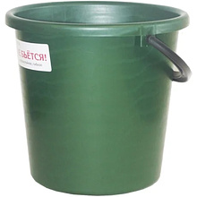 Ведро "ЗИМА" 10 л, зеленый