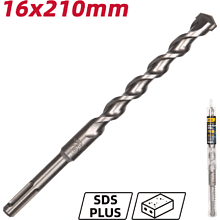 Бур по бетону Deli YS EDH-Y16210, 16 x 210 мм, SDS-PLUS