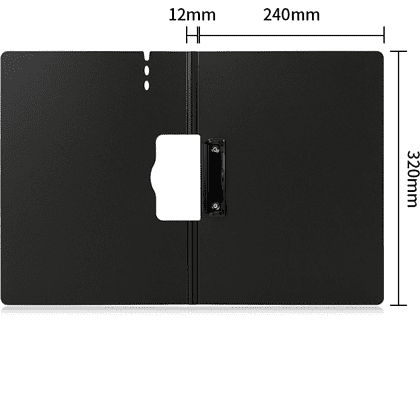 Планшет открывающийся с зажимом "Deli", A4, светло-серый - 2