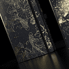 Блокнот "Total Black goldfish gold", А5, 96 листов, на резинке, черный, золотистый, срез черный - 6