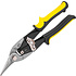Ножницы по металлу Deli YS EDL20031, 250 мм, левый рез, черный, желтый