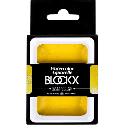 Краски акварельные "Blockx. Giant pan" 112 неаполитанский желтый, 18 мл., кювета