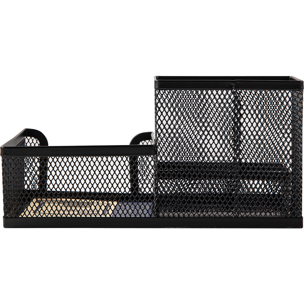 Подставка для канцелярских мелочей Deli, 215x75x53 мм, черный - 3