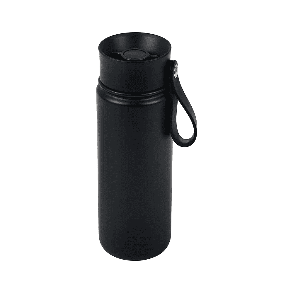 Кружка термическая "01079A", металл, 500 мл, черный