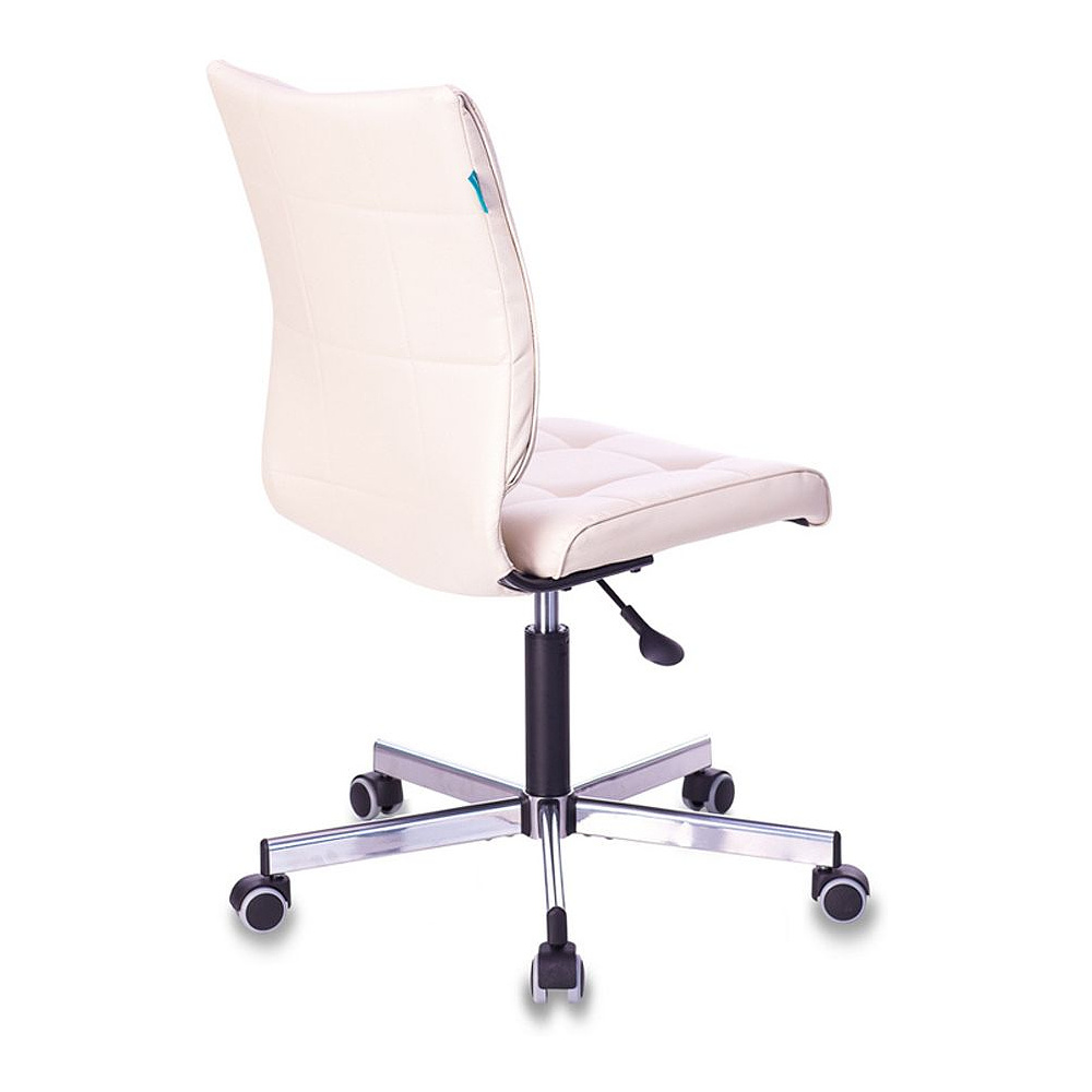 Кресло для персонала "Бюрократ CH-330M", экокожа, металл, бежевый - 4