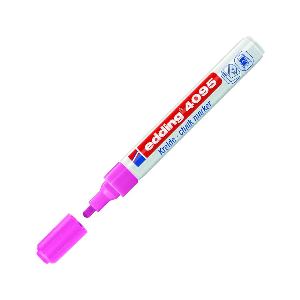 Маркер меловой Edding "4095", белый - 12