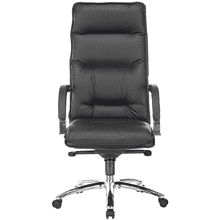 Кресло для руководителя Бюрократ T-9927SL, кожа, черный