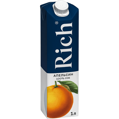 Нектар "Rich", апельсиновый, 1л. - 2