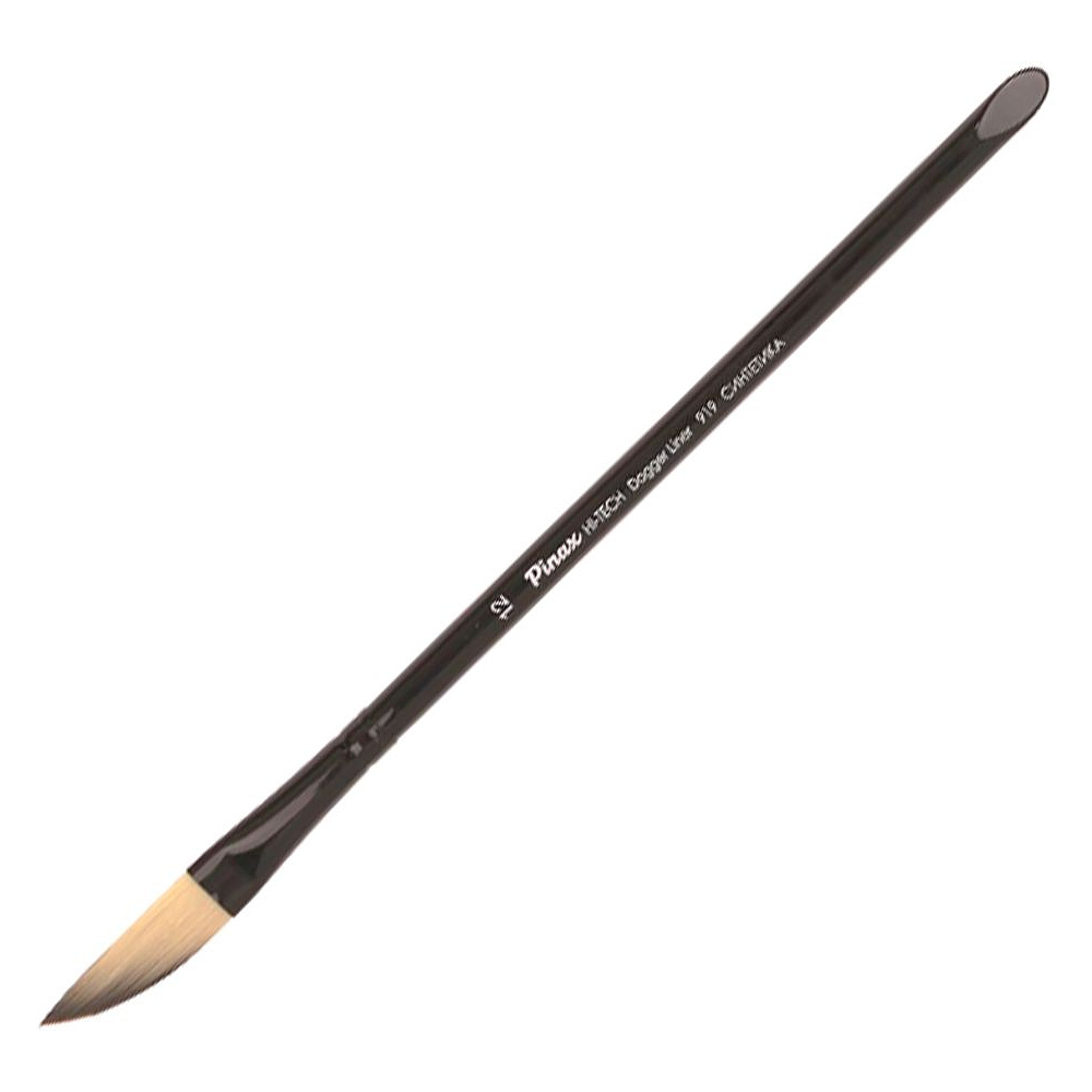 Кисть для рисования "Pinax HI-TECH", синтетика, даггер лайнер, ручка акрил, №16