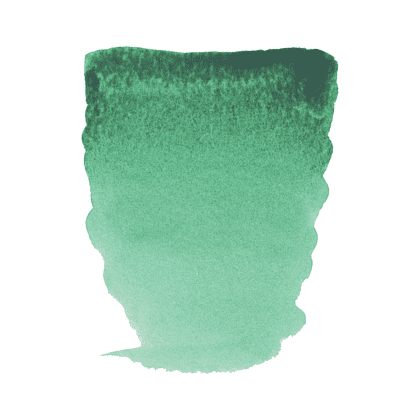 Краски акварельные "Rembrandt", 615 изумрудный зелёный, кювета - 2