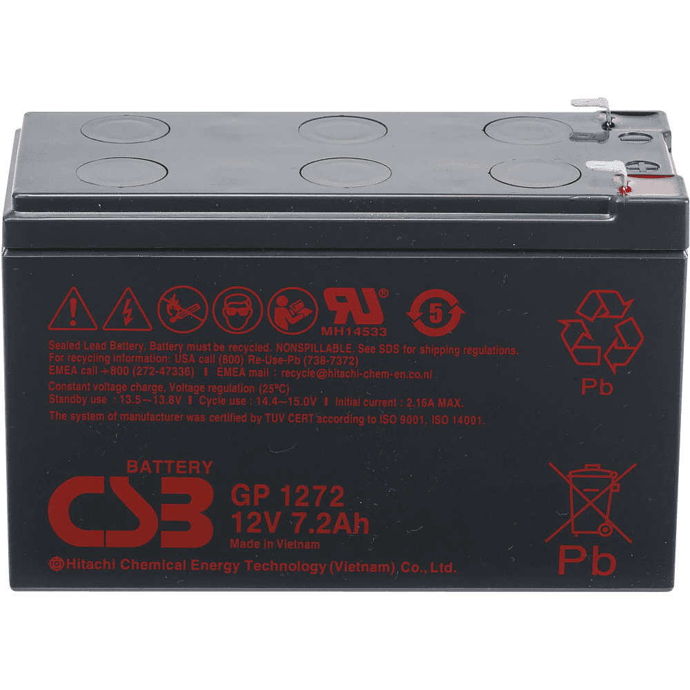 Аккумуляторная батарея CSB GP 1272 F2, 12 В, 7.2 Ач