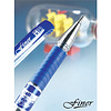 Ручка шариковая "Finer", 0.3 мм, прозрачный, стерж. синий - 2