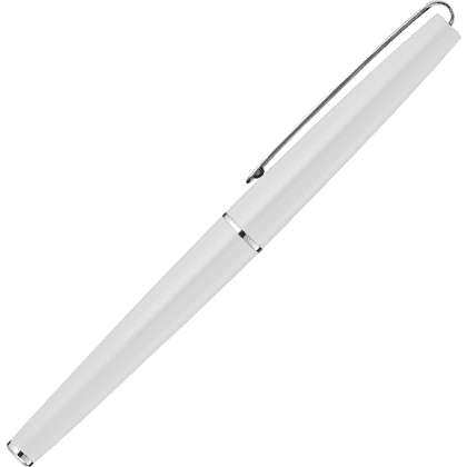 Ручка-роллер UMA "Eternity R", 0.7 мм, белый, стерж. синий