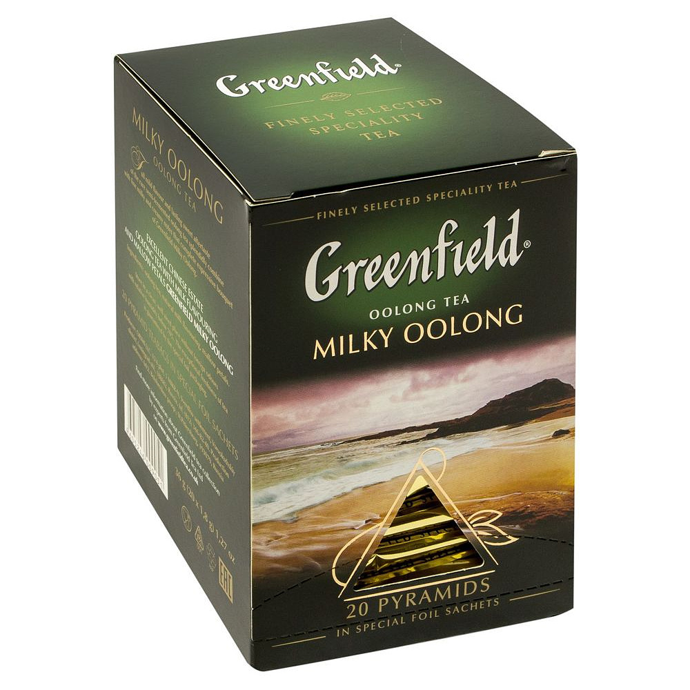 Чай "Greenfield" Milky Oolong, 20 пакетиков x1.8 г, зеленый