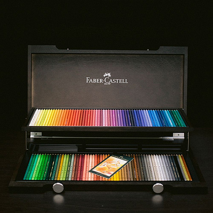 Цветные карандаши Faber-Castell "Polychromos", 120 шт., деревянный кейс - 2