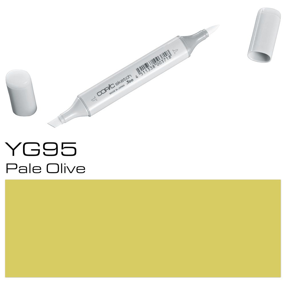 Маркер перманентный "Copic Sketch", YG-95 бледный оливковый