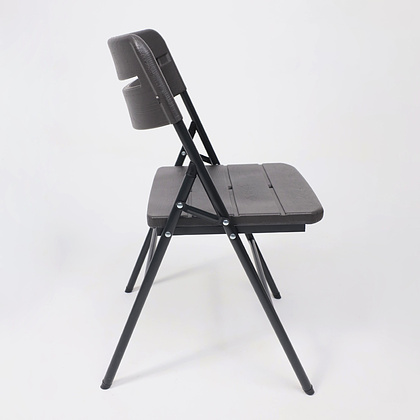 Стул складной, пластик, темно-серый - 18