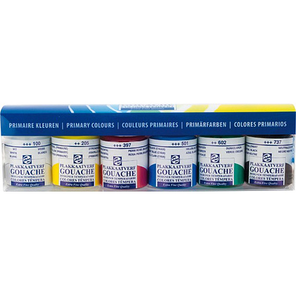 Набор гуаши "Talens Extra Fine Quality", 6 цветов
