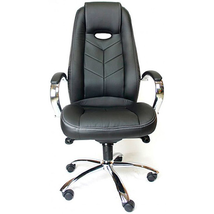 Кресло для руководителя EVERPROF "DRIFT PU", экокожа, металл, черный - 2