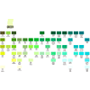 Маркер перманентный двусторонний "Sketchmarker Brush", G111 голубовато-зеленый - 2