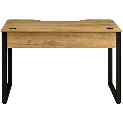 Стол компьютерный игровой Millwood Лофт Гонконг (ДТ-3), 1200x700 мм, дуб золотой крафт, черный - 5