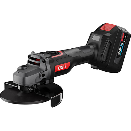 Угловая шлифмашина Deli RS EDE-JM20-2D4 20 В, 125 мм, 2 АКБ, 4 Ач, сумка - 2