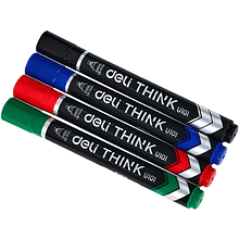 Набор маркеров перманентных "Think", 4 шт, ассорти