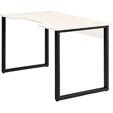 Стол компьютерный игровой Millwood Лофт Гонконг (ДТ-3), 1200x700 мм, дуб белый крафт, черный