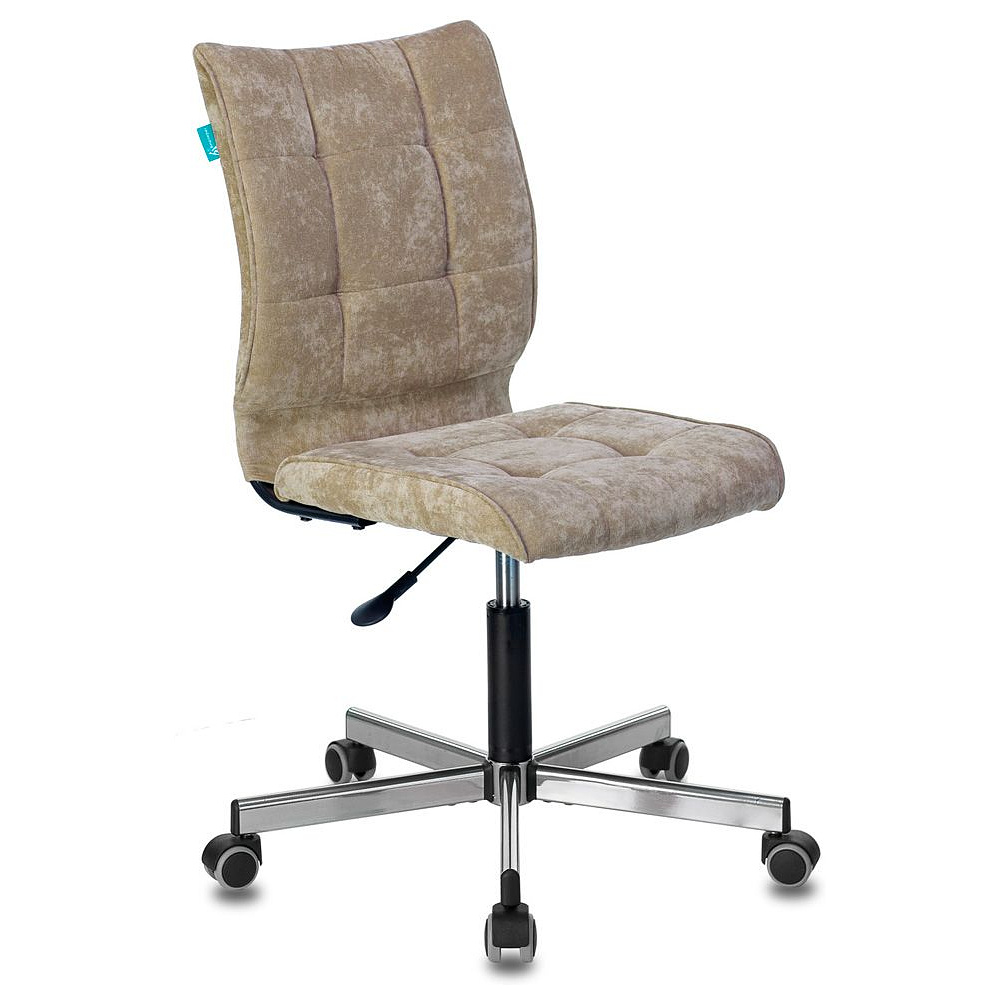 Кресло для персонала "Бюрократ СH-330M/LT", ткань, металл, песочный