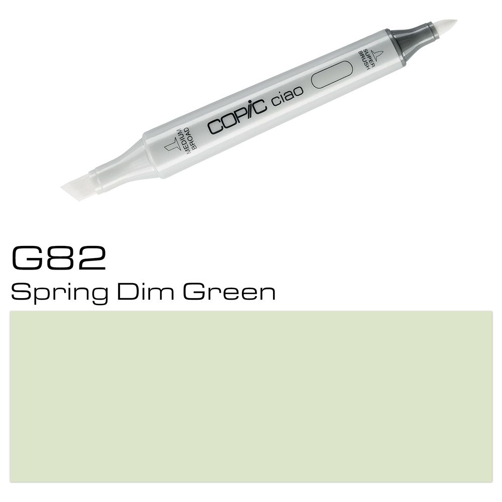 Маркер перманентый "Copic ciao" G-82, весенний тусклый зеленый