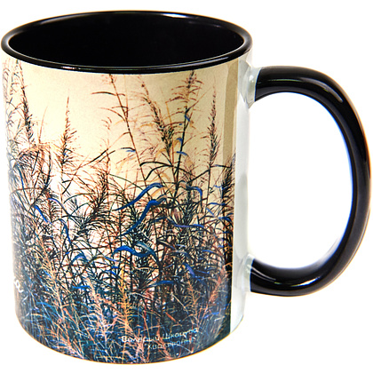 Кружка "Калыханка", Валерий Шкарубо, керамика, 330 мл, белый, черный  - 5