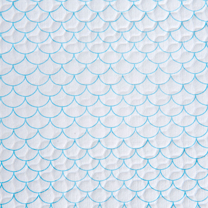 Салфетка из целлюлозы "Celina clean fish print", 33x42см, 25шт/упак, голубой - 2