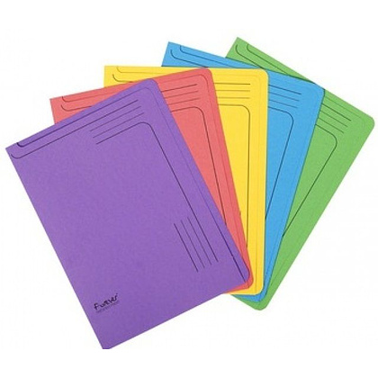 Папка-уголок "Exacompta", A4, 350 мк, картон, ассорти