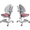 Кресло детское SingBee Cobee 138, ткань, розовый пудровый, пластик, корпус серый, подставка для ног, с чехлом серым - 8