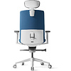 Кресло для руководителя BESTUHL "J2", ткань, пластик, голубой  - 5