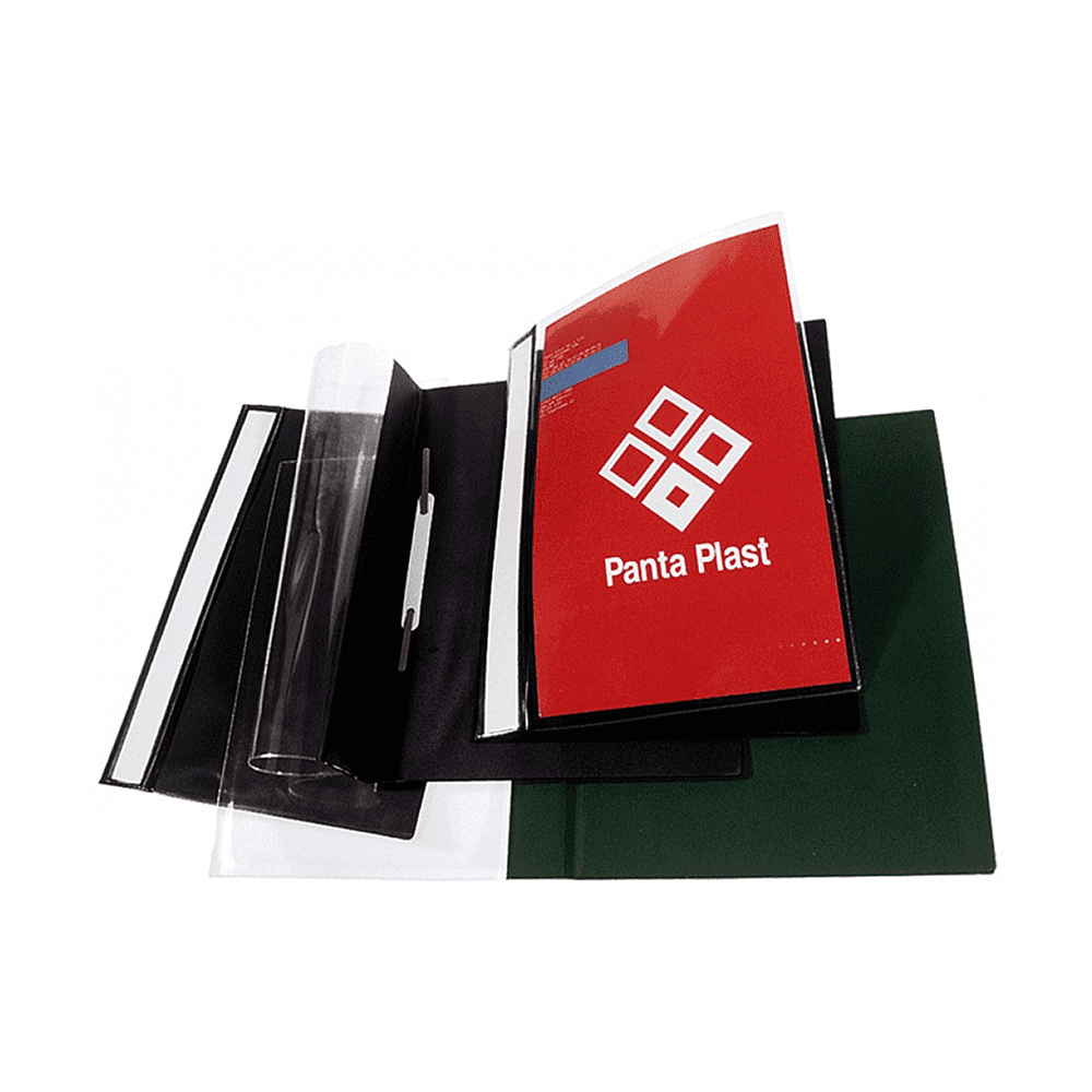 Папка-скоросшиватель "Panta Plast", А4, панорама, темно-синий - 3