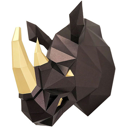Набор для 3D моделирования "Носорог Рок", черный
