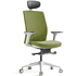 Кресло для руководителя "BESTUHL J2", ткань, пластик, зеленый