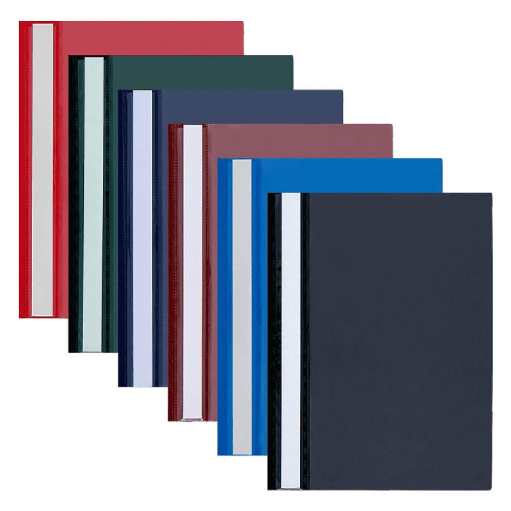 Папка-скоросшиватель "Panta Plast", А4, панорама, темно-синий