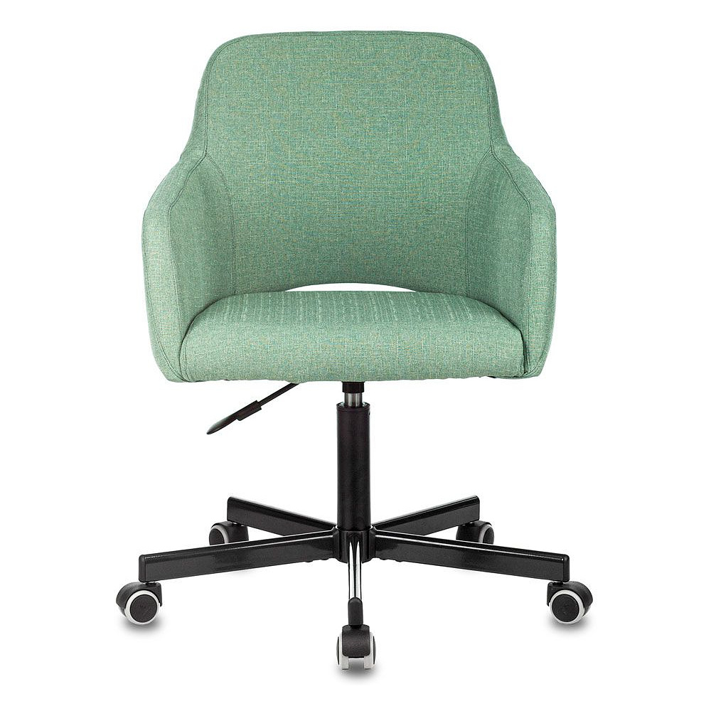 Кресло для персонала Бюрократ "CH-380M", металл, ткань, зеленый - 2