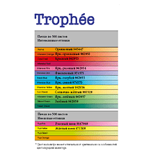 Бумага цветная "Trophée", А4, 500 листов, 80 г/м2, ярко-голубой