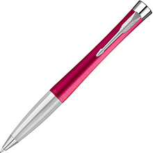 Ручка шариковая автоматическая Parker "Urban Core K314 Vibrant Magenta CT", 1.0 мм, пурпурный, серебристый, стерж. синий