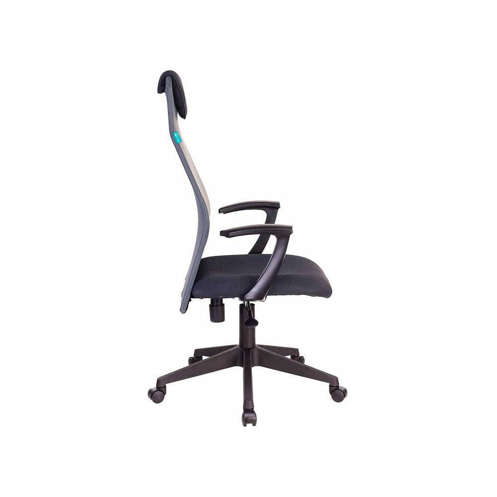 Кресло для руководителя "Бюрократ KB-8/DG", ткань, пластик, серый - 3