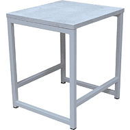 Табурет RION ALLERD, металл, ЛДСП, белый муар, Энигма