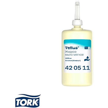 Мыло жидкое Tellus Комфорт, 1 л, мягкое, SC1