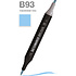 Маркер перманентный двусторонний "Sketchmarker Brush", B93 сиреневая тень