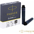 Мини-патрон чернильный "Parker Quink", 36 мм, черный