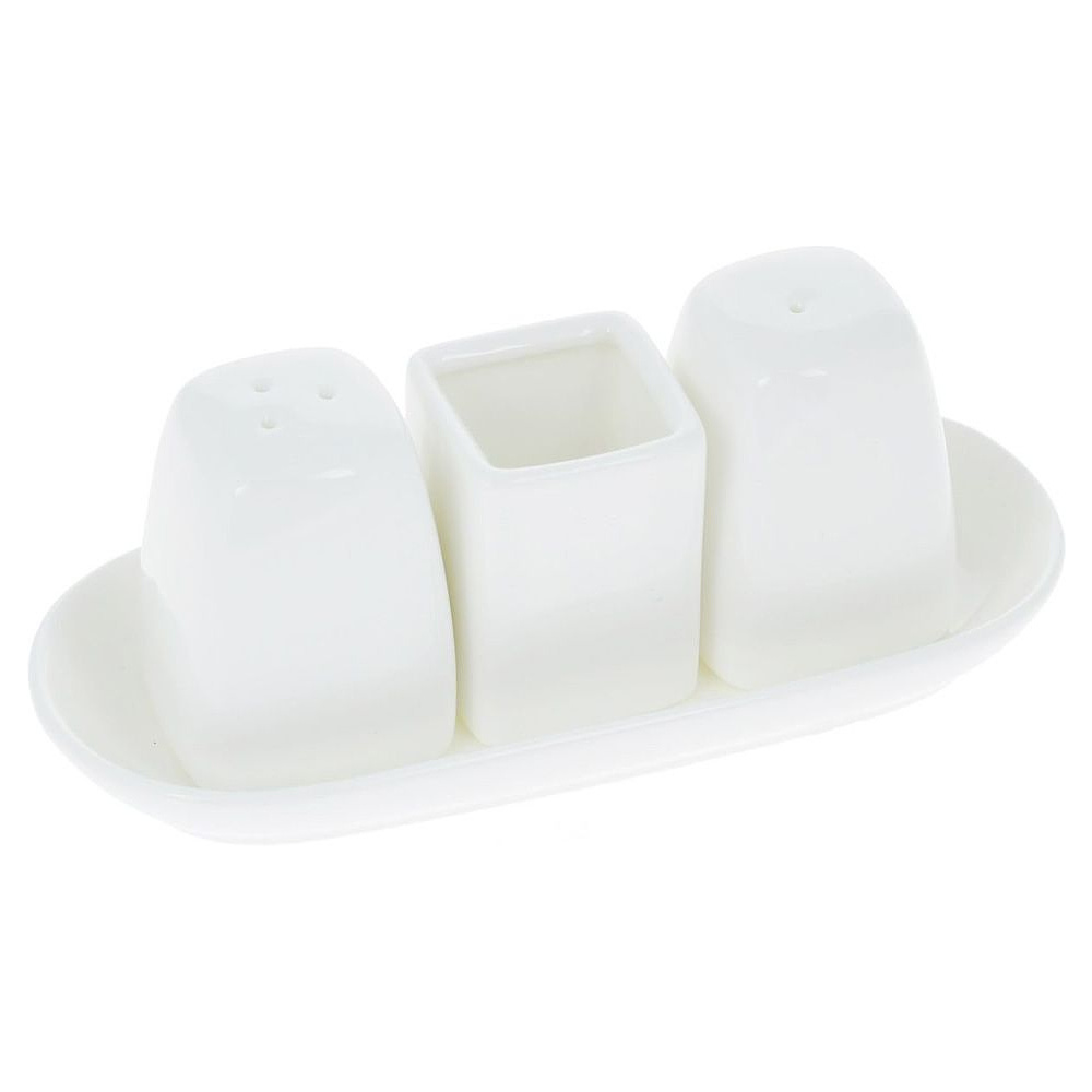 Набор для специй "WL-996005/SP", фарфор, белый 