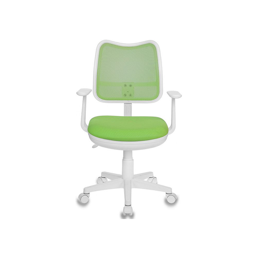 Кресло "Бюрократ CH-W797", сетчатая ткань, пластик, салатовый - 3