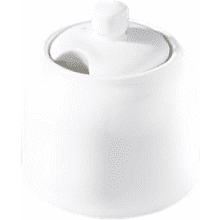 Сахарница  "WL-995017", фарфор, 280 мл, белый